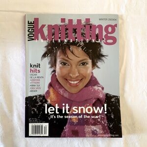 VOGUE Knitting International Knit Patterns Magazine Oscar De La Renta Joan Vass